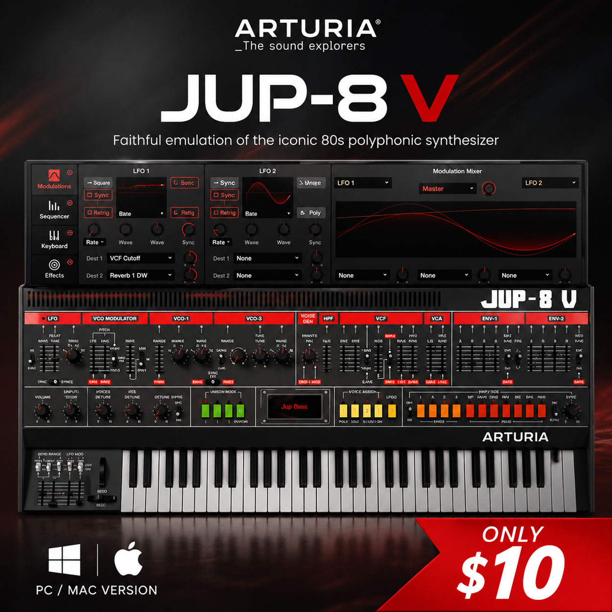 Arturia Jup-8 V Arturia Jup-8 V
