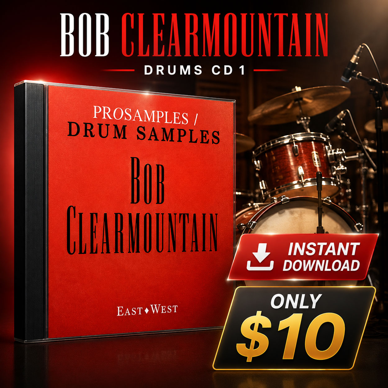 Bob Clearmountain Drums CD 1
