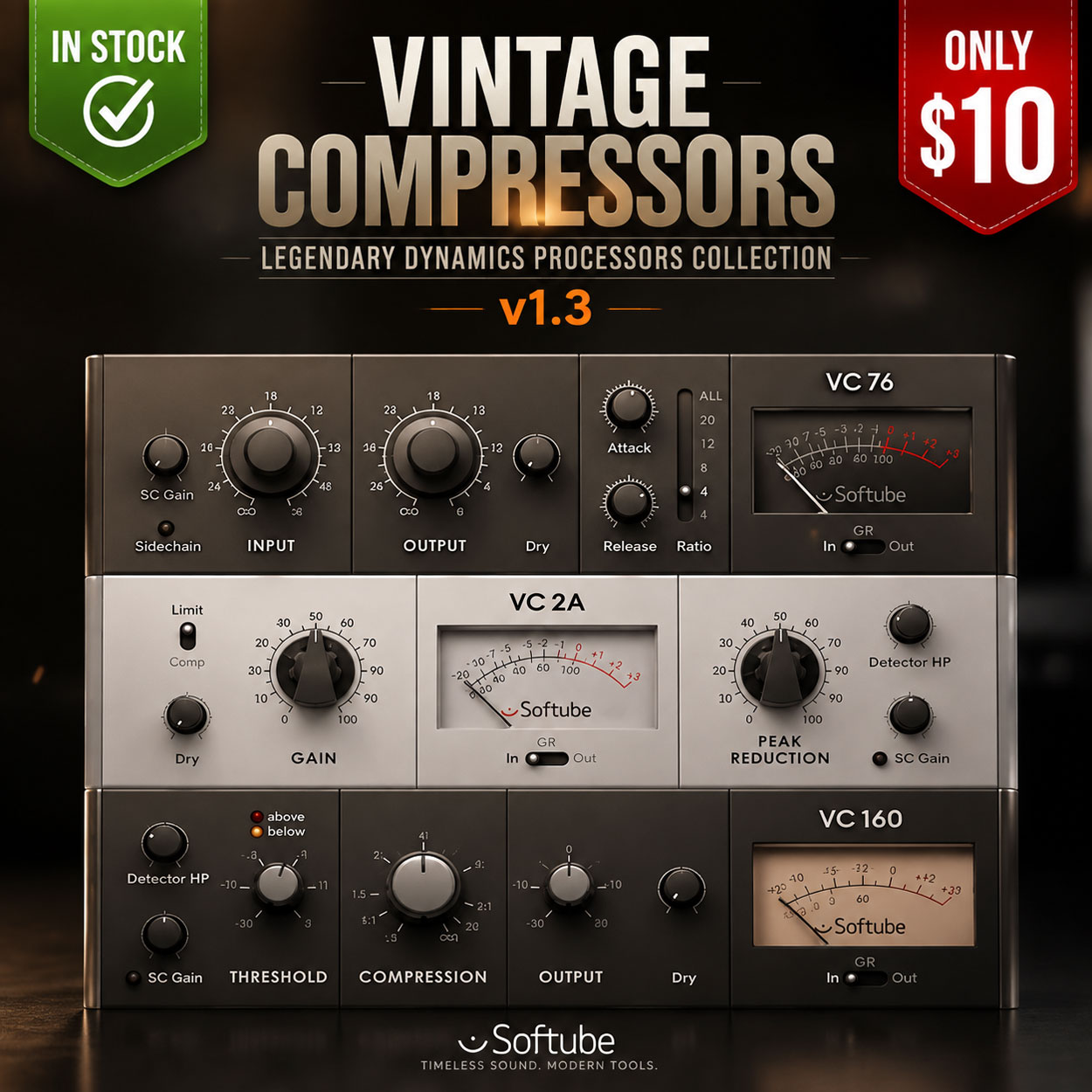 Native Instruments & Softube Vintage Compressors v1.3 Native Instruments & Softube Vintage Compressors v1.3